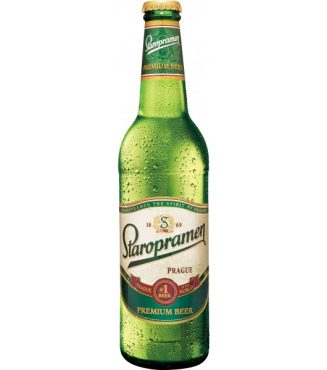 Staropramen Premium Prague beer
