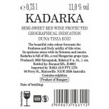 kadarka-semi-sweet