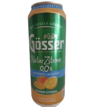 Mango Gosser Natur Zitrone Non-Alcoholic Beer 0,5 l