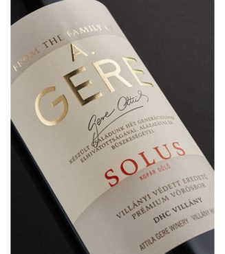 SOLUS 2017 Merlot Villany premium BY GERE