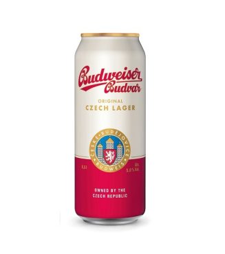 Budweiser Budvar Original Czech Lager 500ml Can