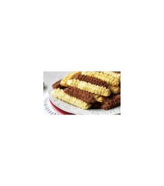 Vanilla and Chocolate Crisp Biscuit
