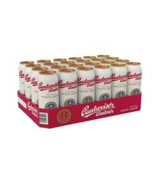 Budweiser Budvar Original Czech Lager Beer 500ml Can