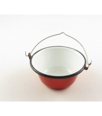 Red Cauldron Table Serving 0.8L / Mini talalo bogracs
