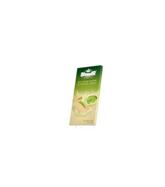 White chocolate filled with pistachio cream 100g by Stuhmer
