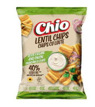 Lentil chips onion-sour cream flavored 65 g by Chio